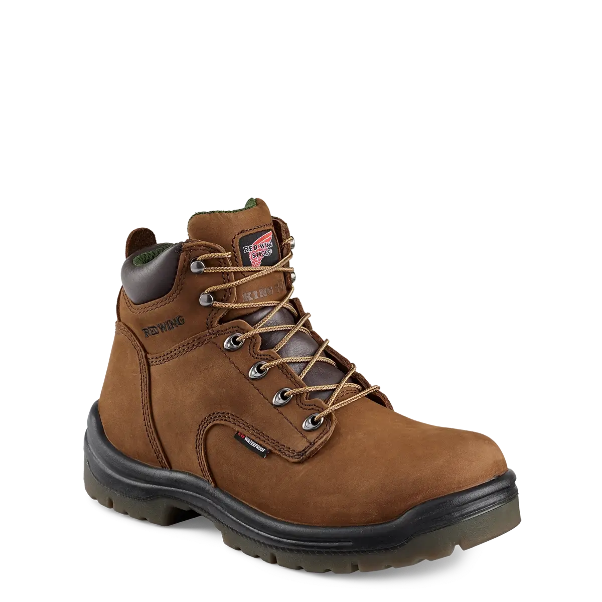 Red Wing Women s 5 Inch Waterproof Composite Toe Work Boots Hazelnut Tramper Leather Hazelnut Tramper Leather 6