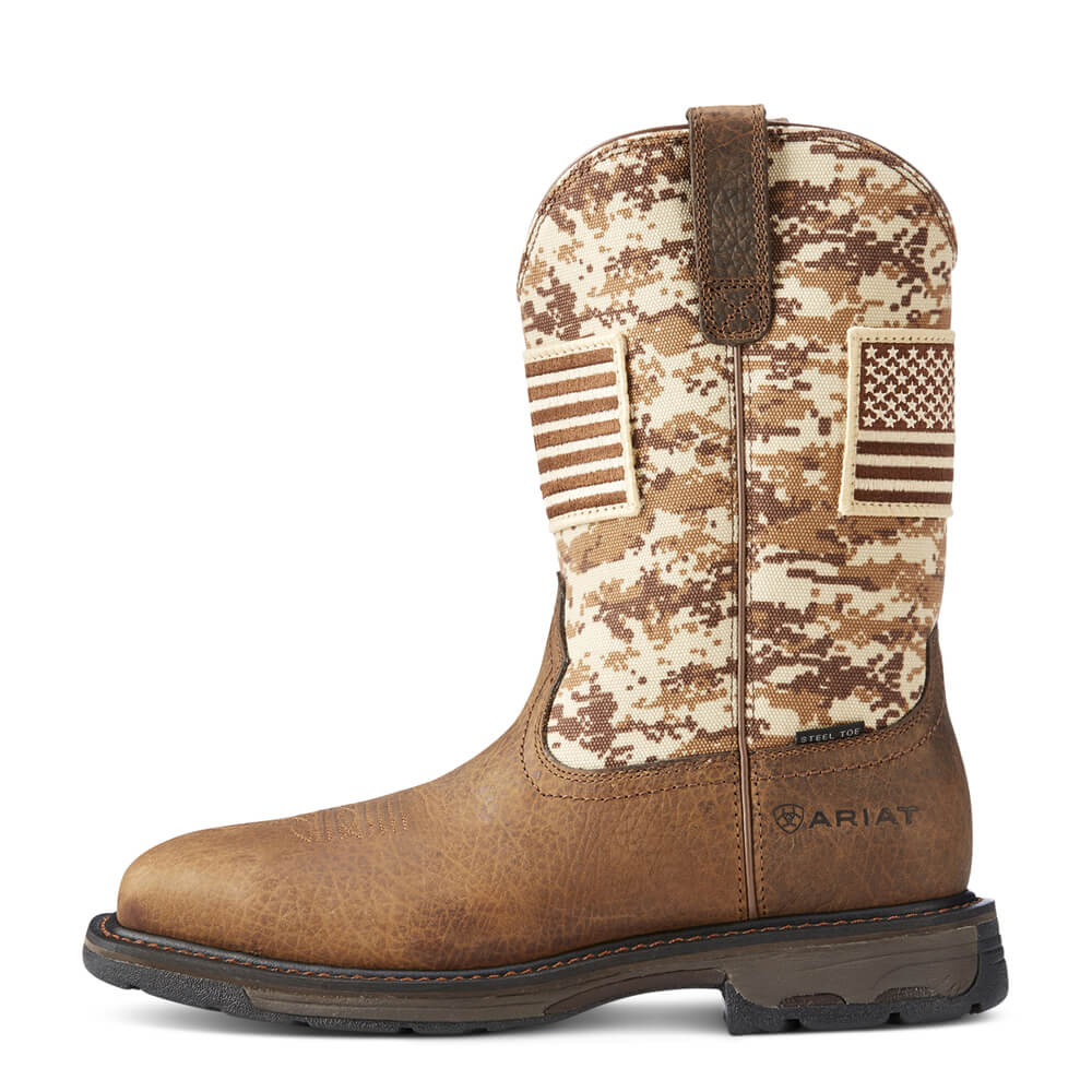 10022968 - Ariat Men's Work Hog Patriot Steel Toe