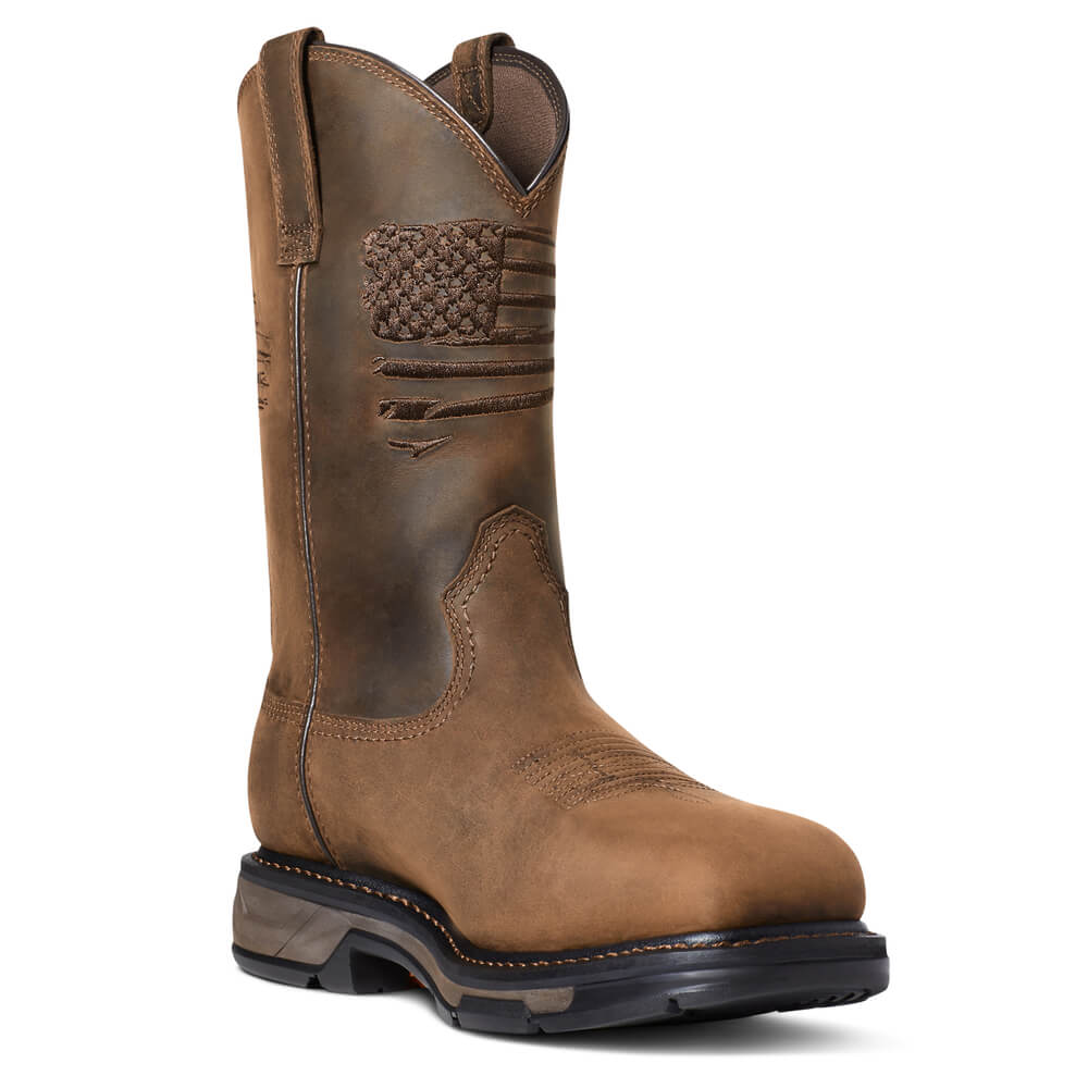10036002 - Ariat Men's Work Hog Patriot H20 Composite Toe