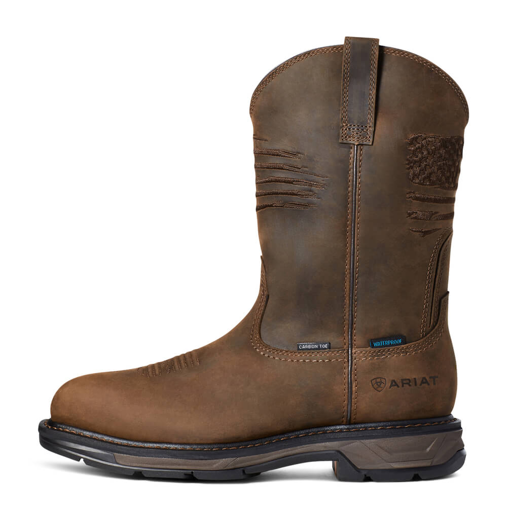 10036002 - Ariat Men's Work Hog Patriot H20 Composite Toe