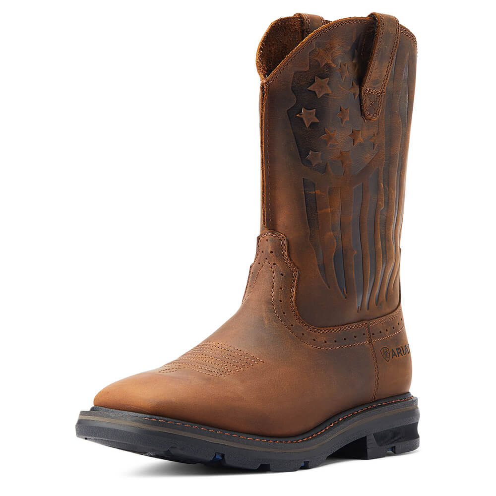 10044505 - Ariat Men's Sierra Shock Shield Patriot Work Boot