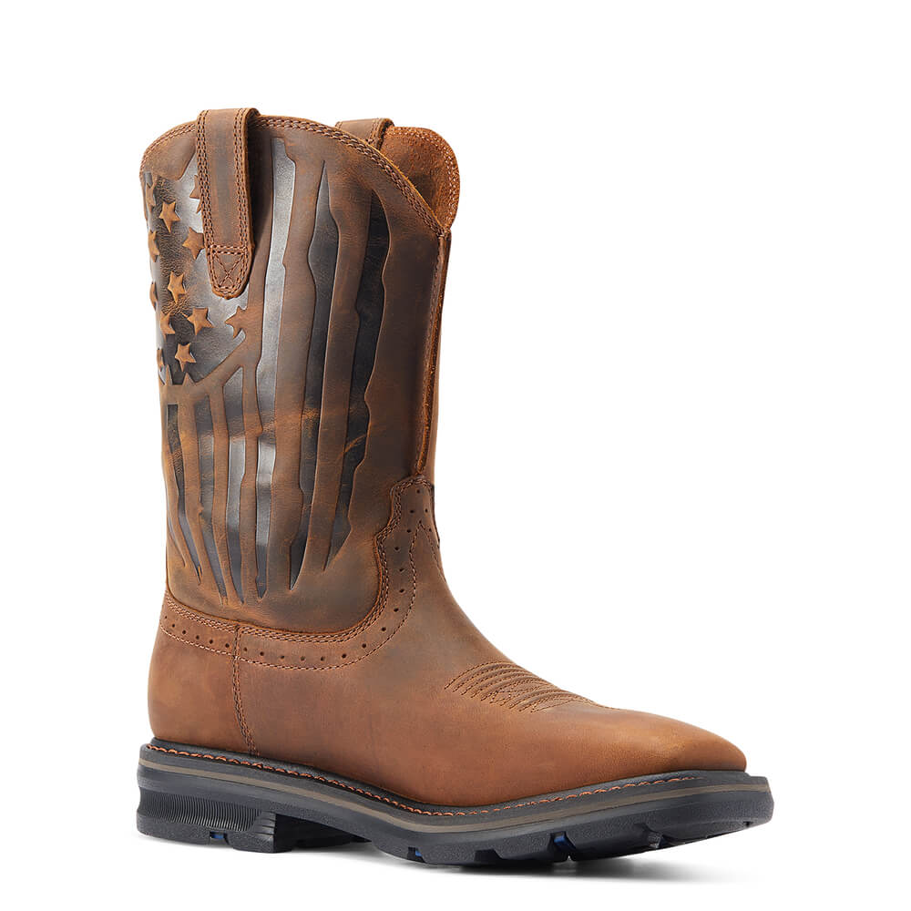 10044505 - Ariat Men's Sierra Shock Shield Patriot Work Boot