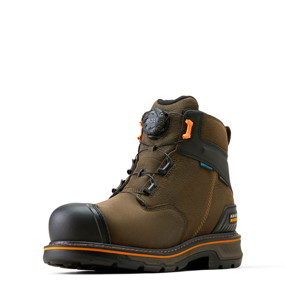 10048060 - Ariat Men's Stump Jumper 6" BOA Waterproof Composite Toe Work Boot