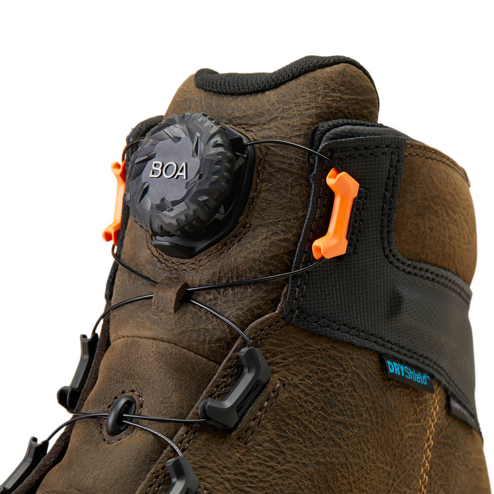 10048060 - Ariat Men's Stump Jumper 6" BOA Waterproof Composite Toe Work Boot