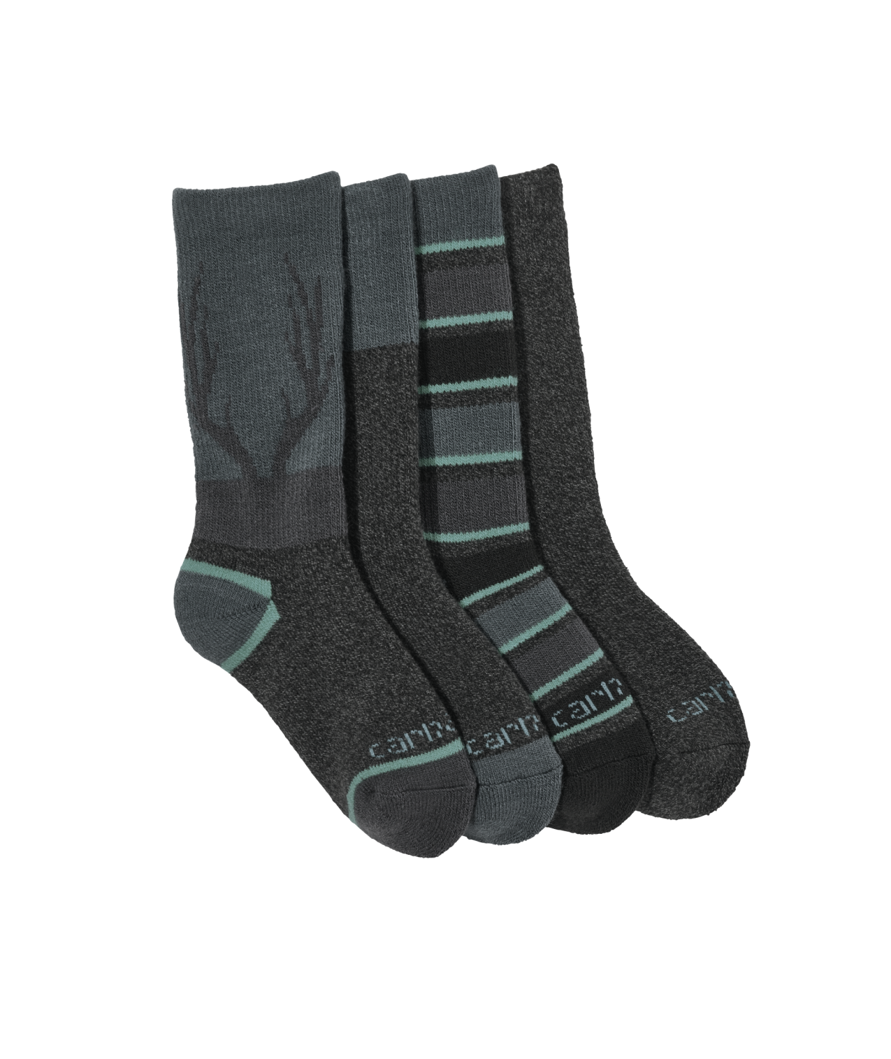 SC1034J - Carhartt Kid's Heavyweight Crew Sock 4 PK