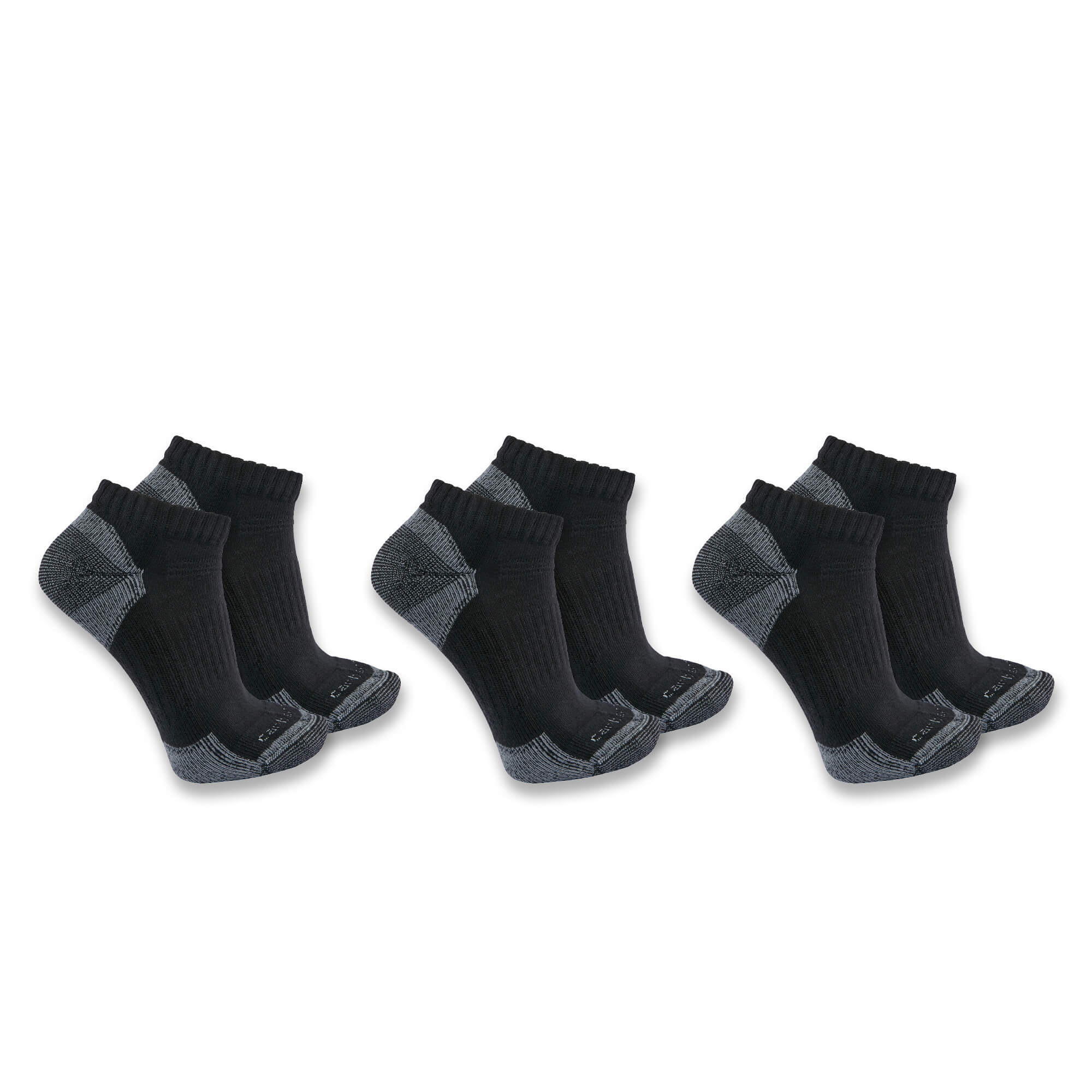 SL6003M- Carhartt Men's Midweight Cotton Blend Low Cut Sock 3-Pack