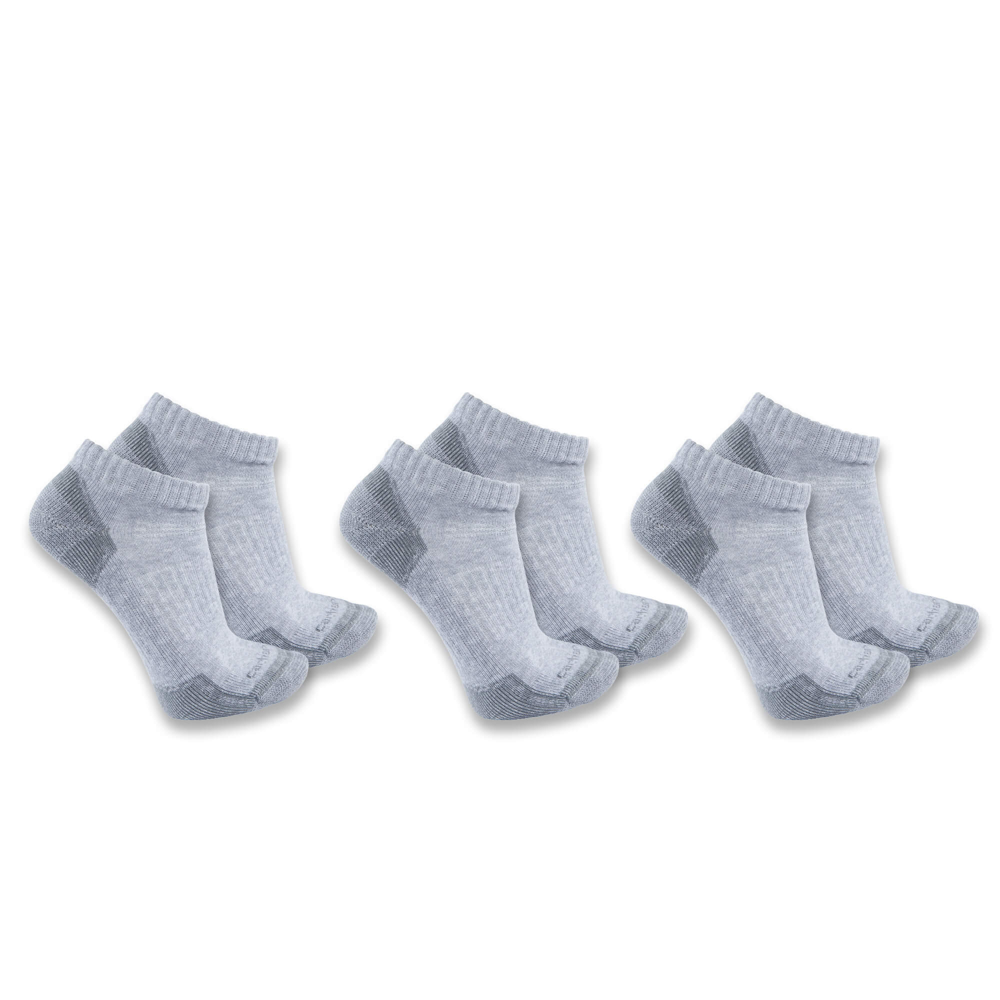 SL6003M- Carhartt Men's Midweight Cotton Blend Low Cut Sock 3-Pack