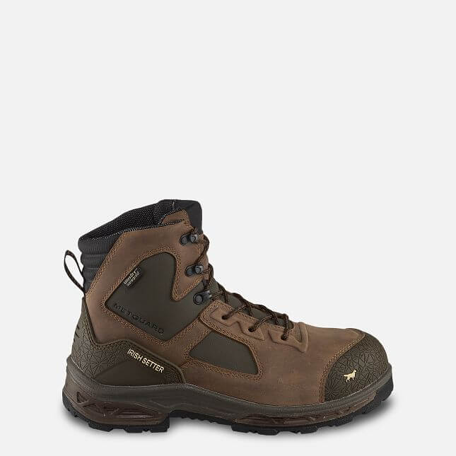 83644 - Irish Setter Men's Kasota 6-inch Waterproof Leather Safety Toe Metguard Boot