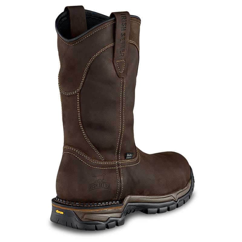 83906 - Irish Setter Men's 11-inch Two Harbor Safety Toe Pull On Boots