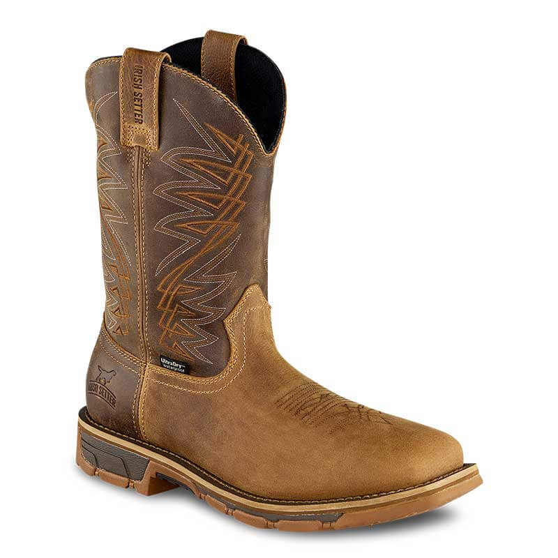 83912 - Irish Setter Men's 11-inch Marshall Safety Toe Pull On Boots