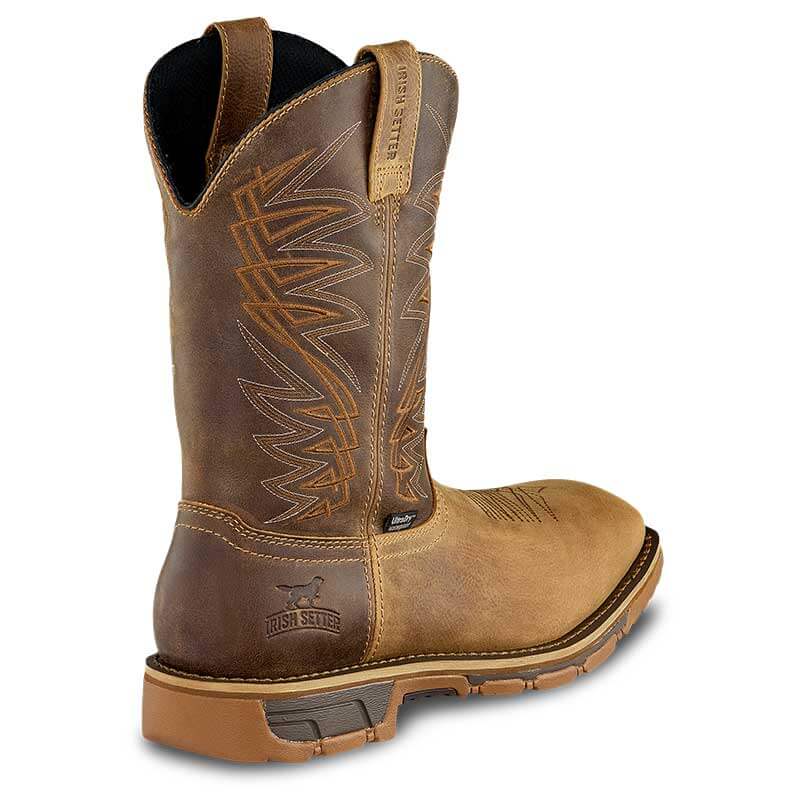 83912 - Irish Setter Men's 11-inch Marshall Safety Toe Pull On Boots