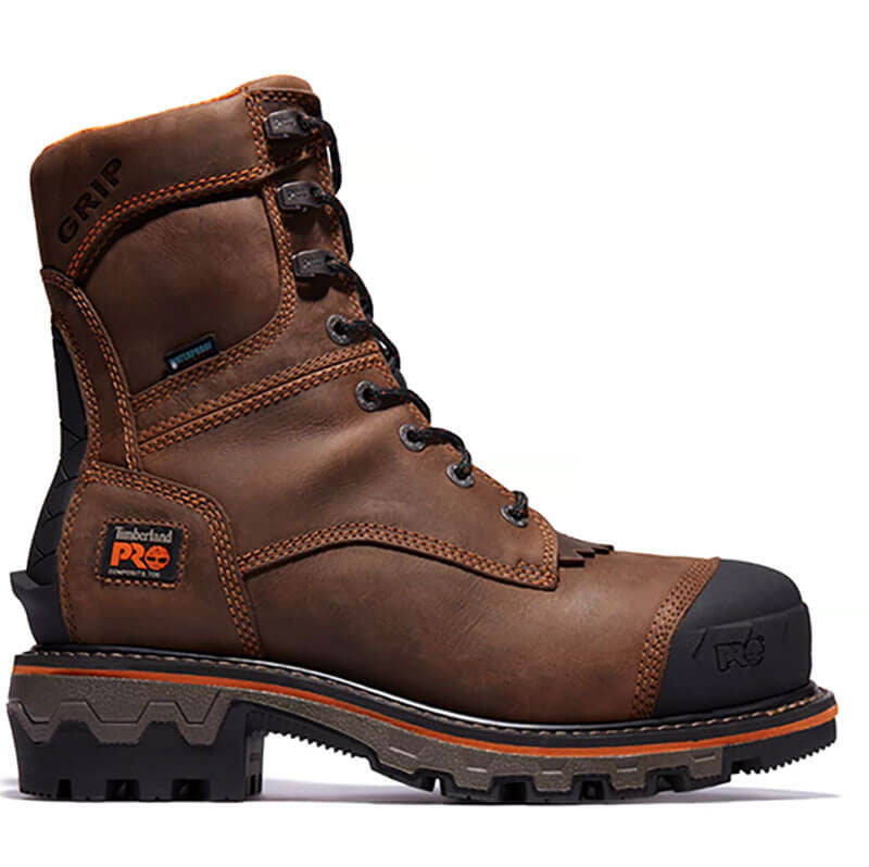 TB0A28SB214 - Timberland Pro Men's Boondock HD Logger Composite Toe Waterproof Work Boot