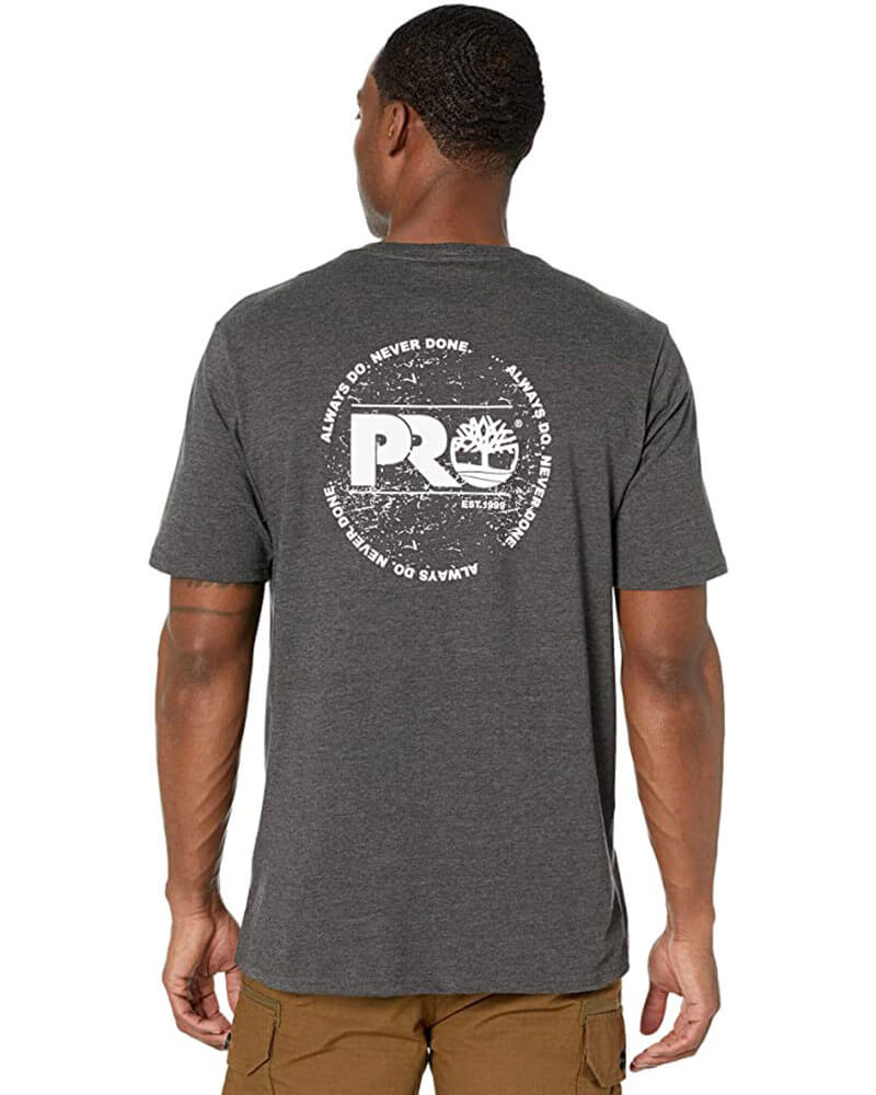 TB0A55RC- Timberland Pro Base Plate A.D.N.D Graphic T Shirt