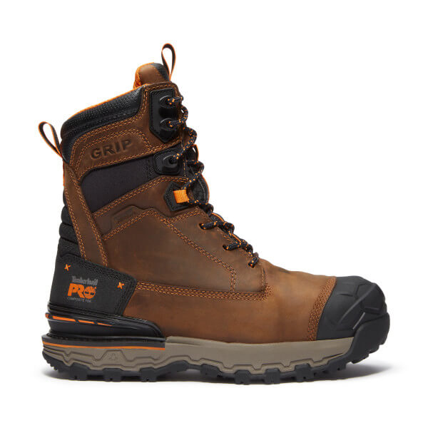 TB0A646FEM4 - Timberland Pro Men's 8 Inch Boondock Ultra Light Composite Toe Waterproof Insulated 400g Boot