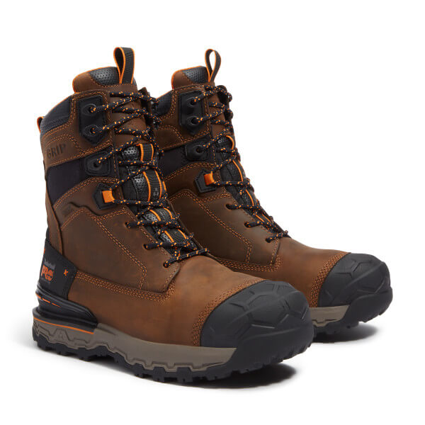 TB0A646FEM4 - Timberland Pro Men's 8 Inch Boondock Ultra Light Composite Toe Waterproof Insulated 400g Boot