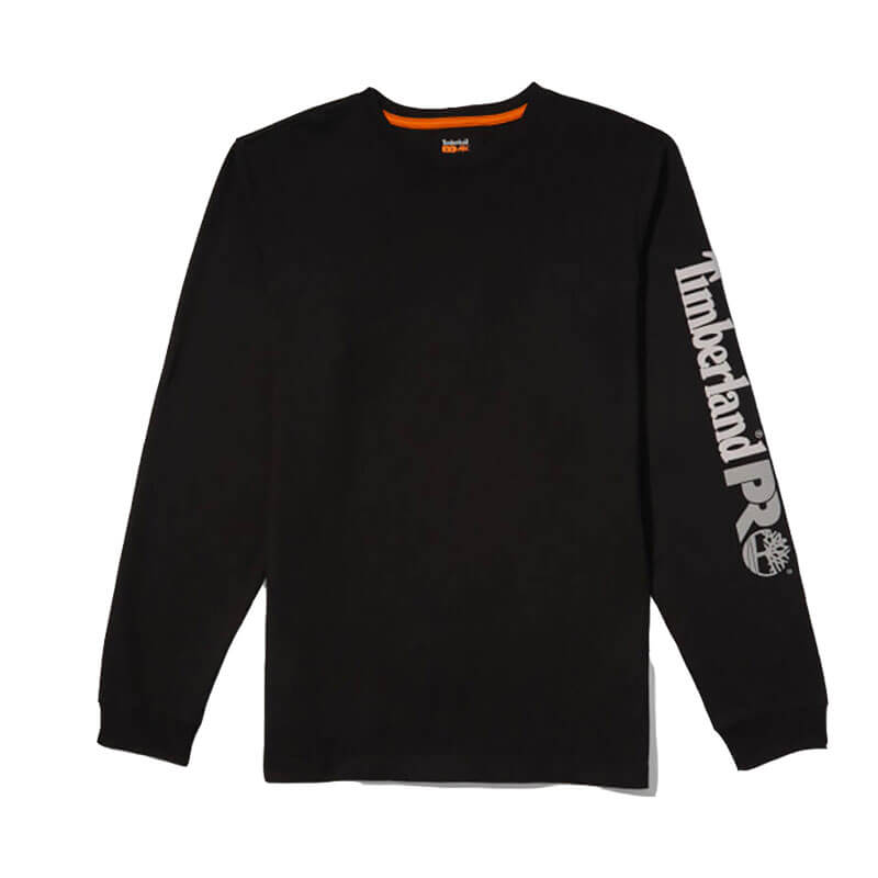 TB0A1HRV - Timberland Pro Base Plate Blended Long-Sleeve T-shirt w/ Logo
