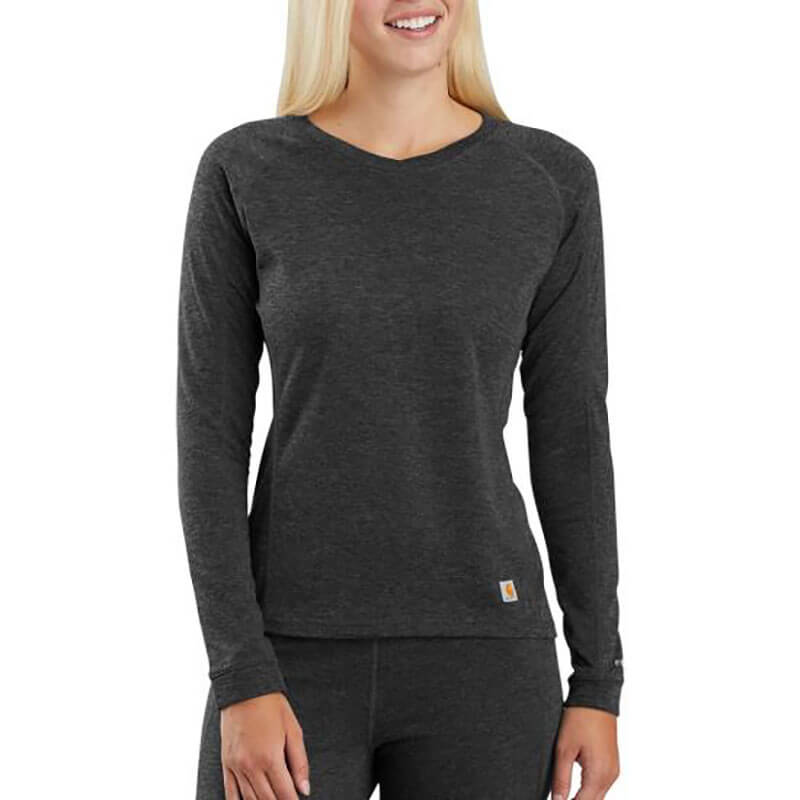 WBL132 - Carhartt Women's FORCE® Heavyweight Synthetic-Wool Blend Base Layer Crewneck Top