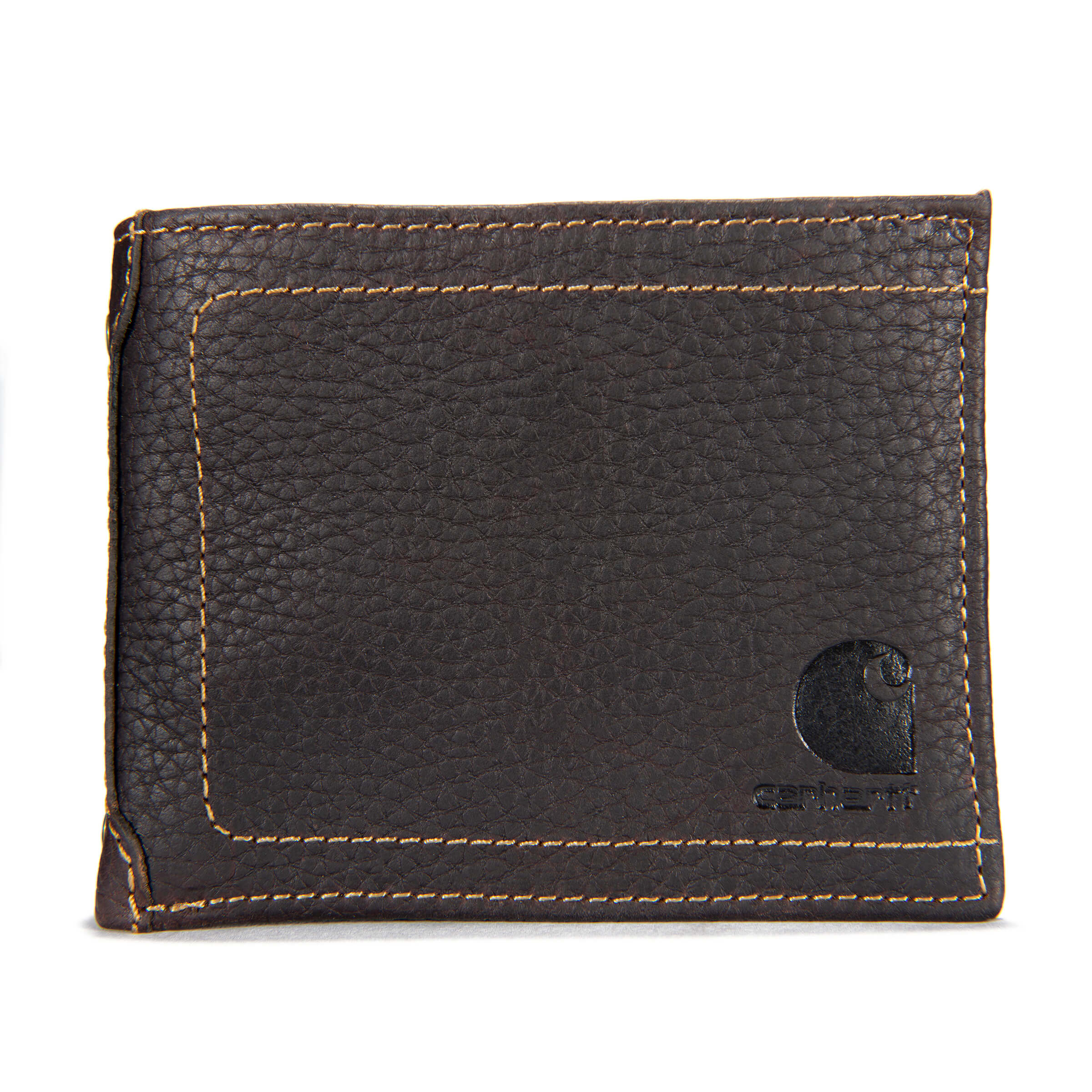 B000021020 - Carhartt Pebble Leather Passcase Wallet Brown