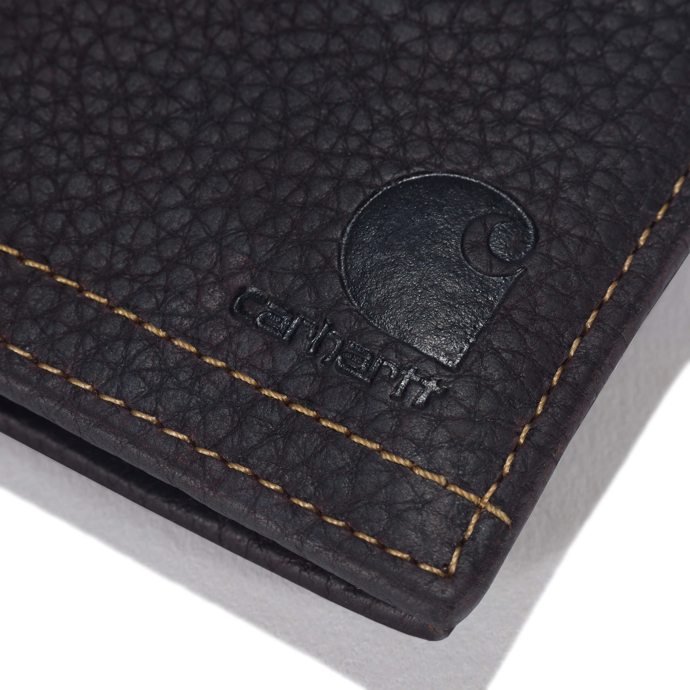 B000021020 - Carhartt Pebble Leather Passcase Wallet Brown