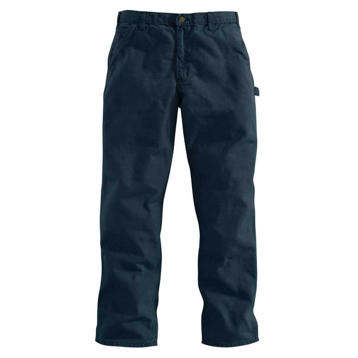 Carhartt Men's Loose Fit Washed Duck Utility Work Pant MDT Midnight