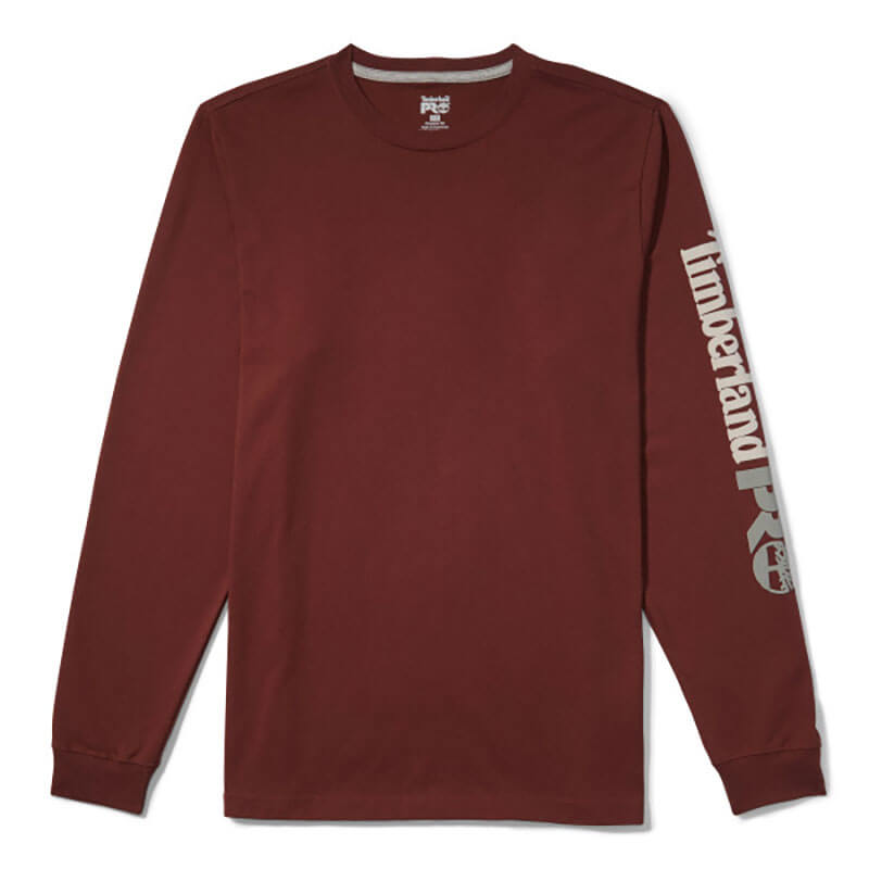 TB0A1HRV - Timberland Pro Base Plate Blended Long-Sleeve T-shirt w/ Logo