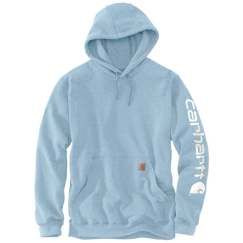 Carhartt bold 2025 blue heather hoodie