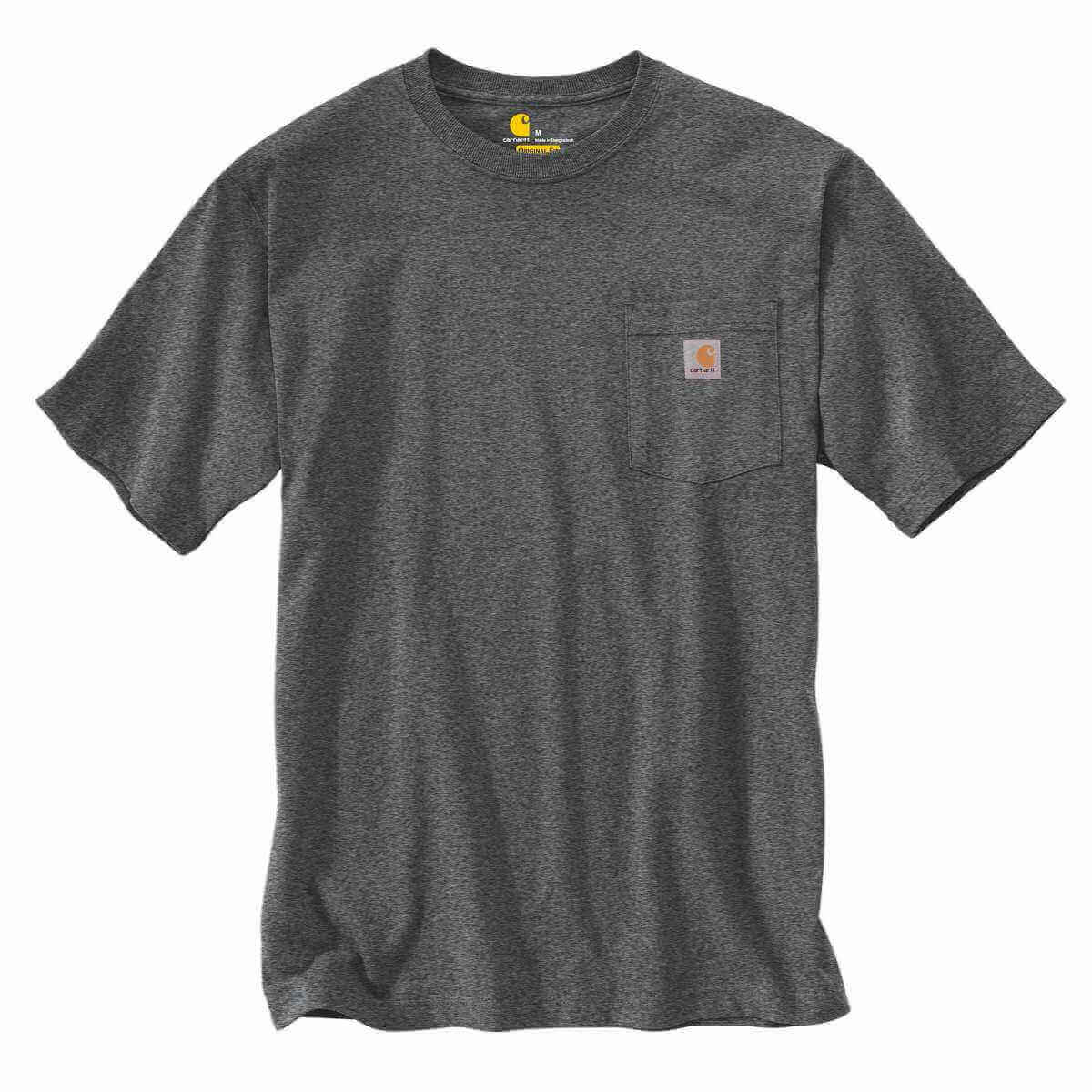 Carhartt Loose Fit Heavyweight Short Sleeve Pock T Shirt K87 Carbon Heather