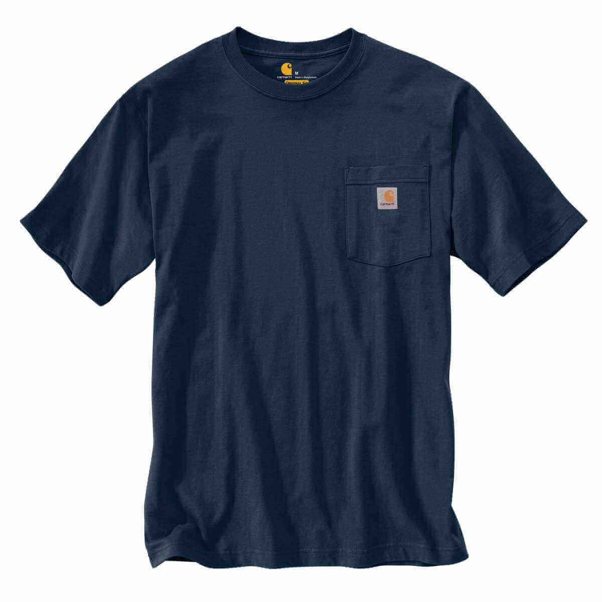 Carhartt Loose Fit Heavyweight Short Sleeve Pock T Shirt K87 Navy