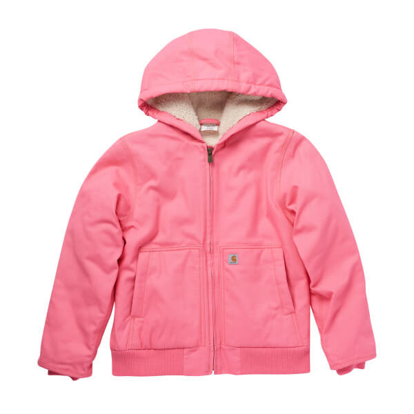 CP9564 - Carhartt Kid's Canvas Insulated Hooded Active Jacket