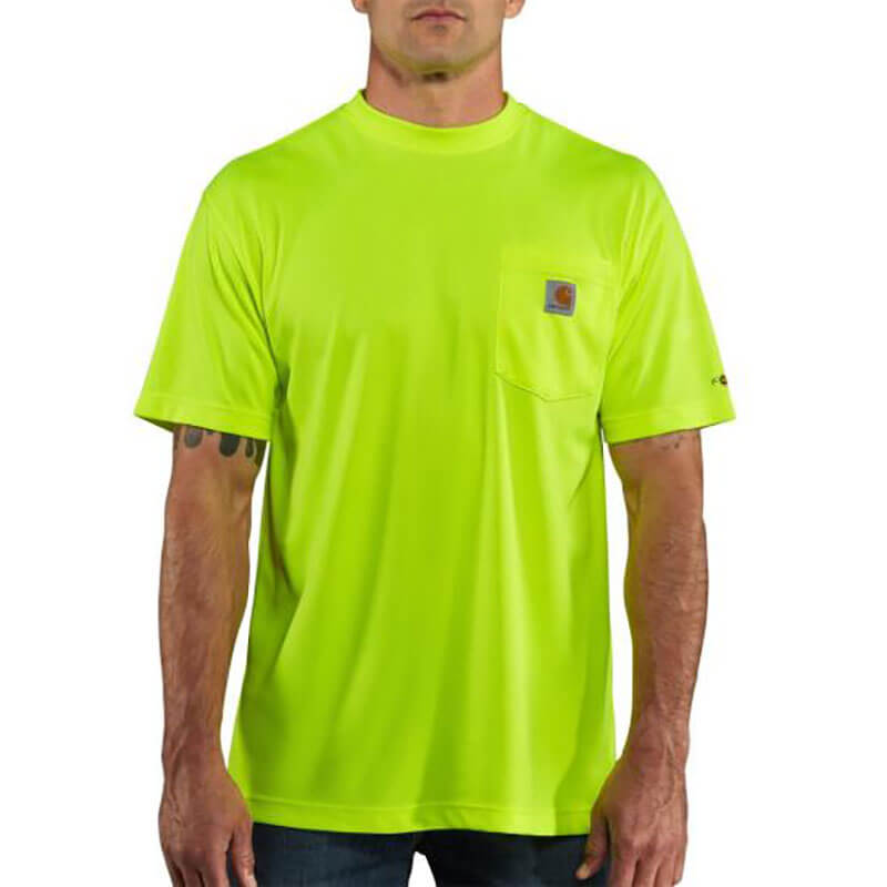 100493 - Carhartt Men's High-Visibility Force Color Enhanced Short-Sleeve T-Shirt