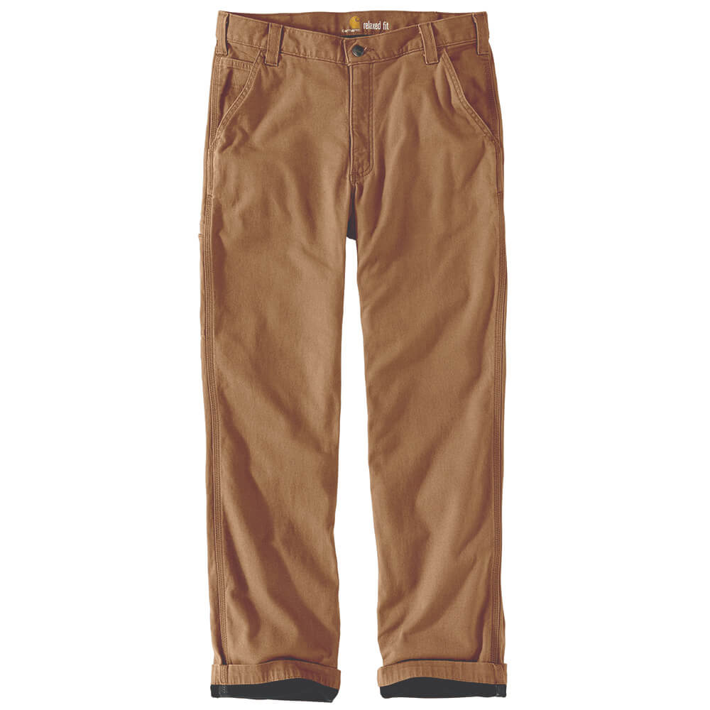103342 - Carhartt Men's Rugged Flex Relaxed Fit Canvas Flannel Lined Work Pant
