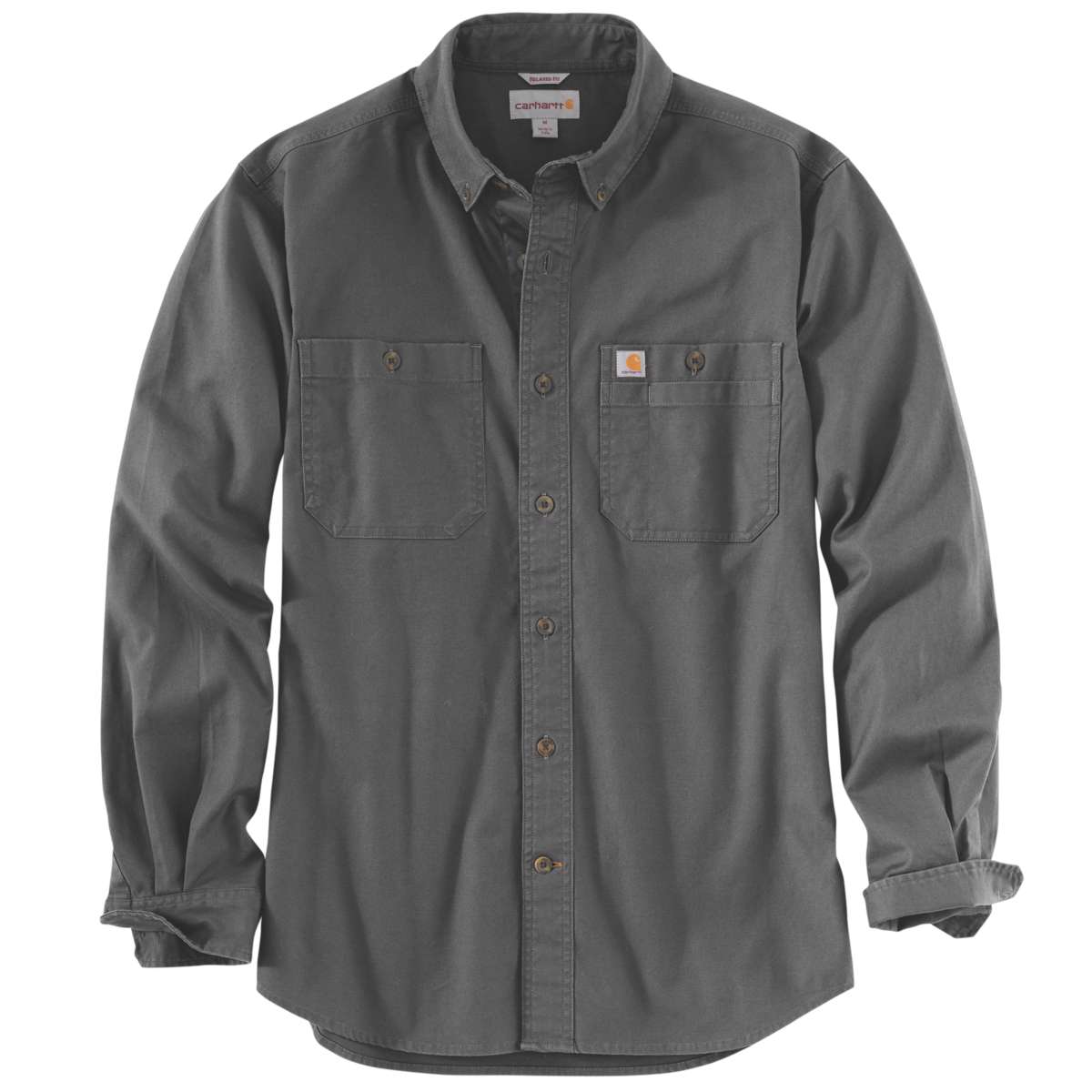 103554 - Carhartt Men's Rugged Flex Relaxed Fit Midweight Canvas Long-Sleeve Shirt