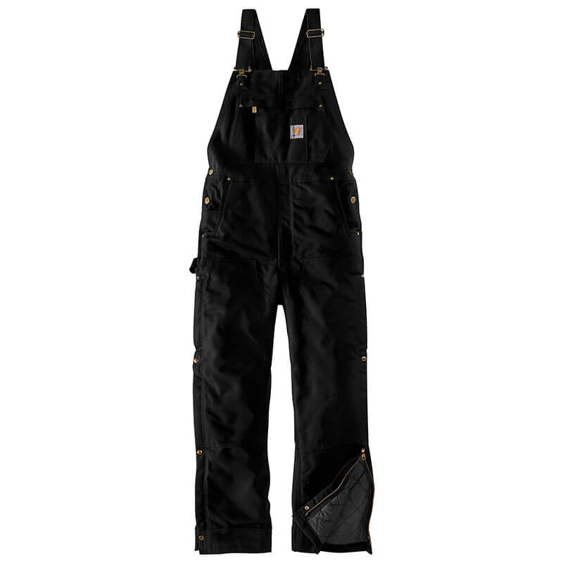 104393 - Carhartt Men's Loose Fit Firm Duck Insulated Bib Overalls