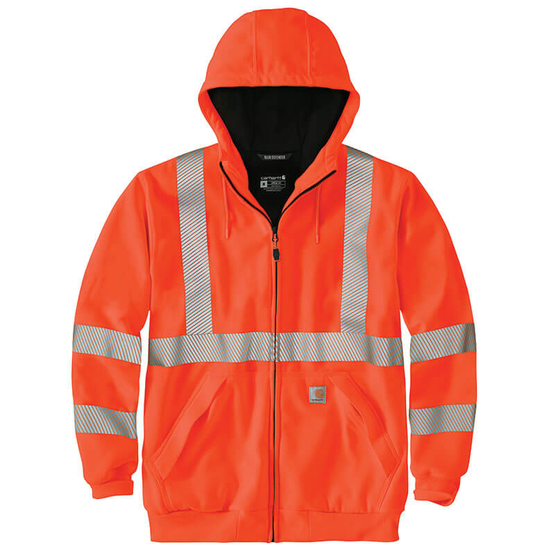 104988 Carhartt Men's High Visibility Rain Defender Loose Fit Midwei