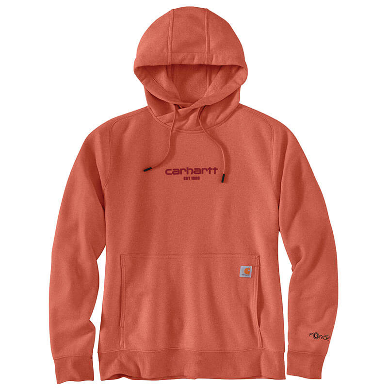 105573 - Carhartt Women's Force Relaxed Fit Lightweight Graphic Hooded Sweatshirt