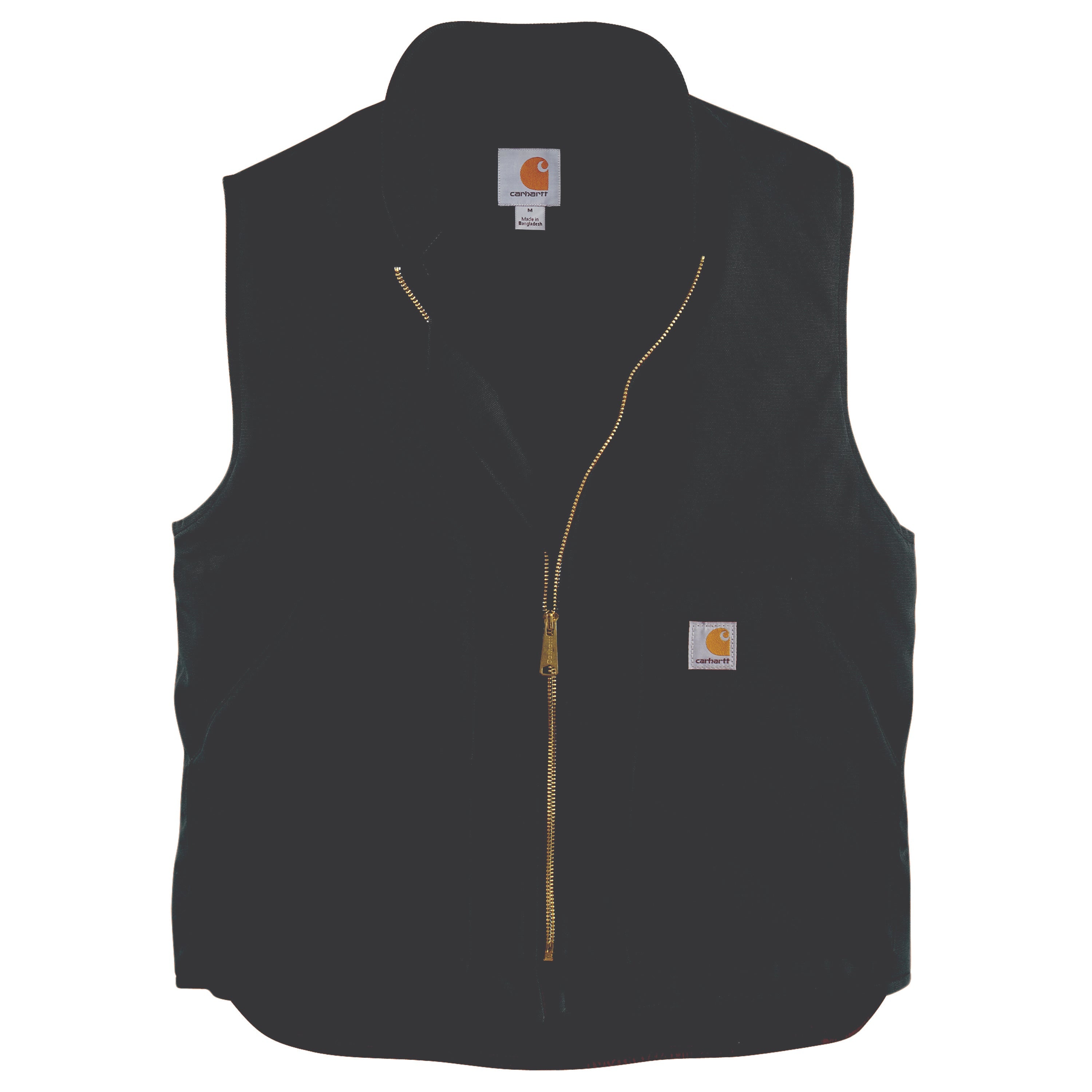 V01 - Carhartt Men's Firm Duck Insulated Rib Collar Vest