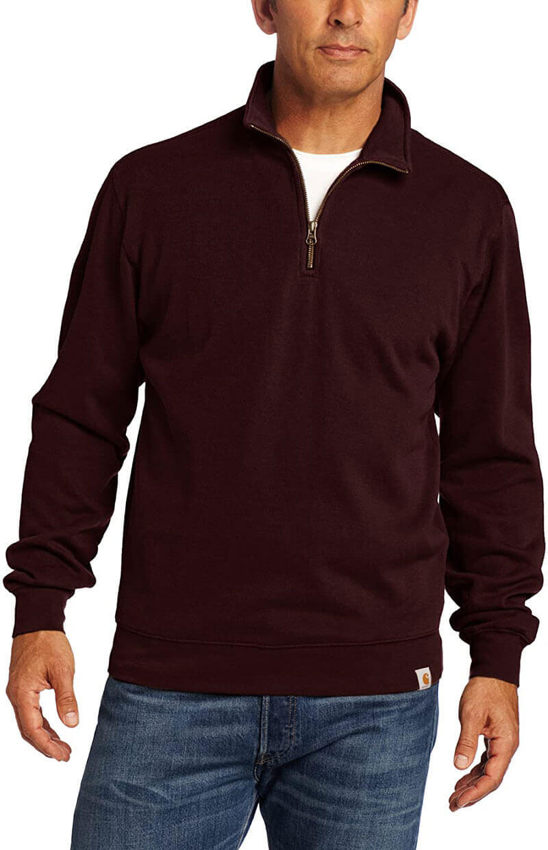 100007 - Carhartt  Long Sleeve Quarter Zip Sweater Knit