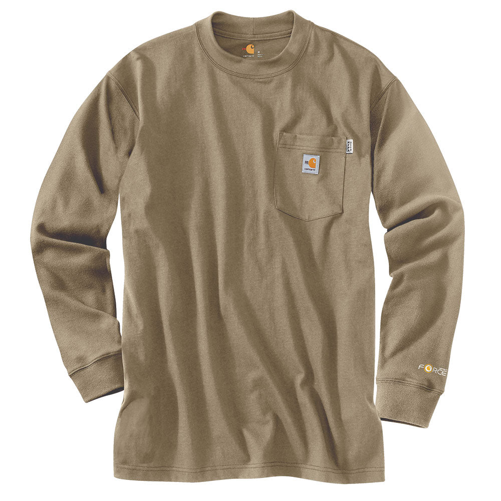100235 - Carhartt Flame-Resistant Force Cotton Long-Sleeve T-Shirt
