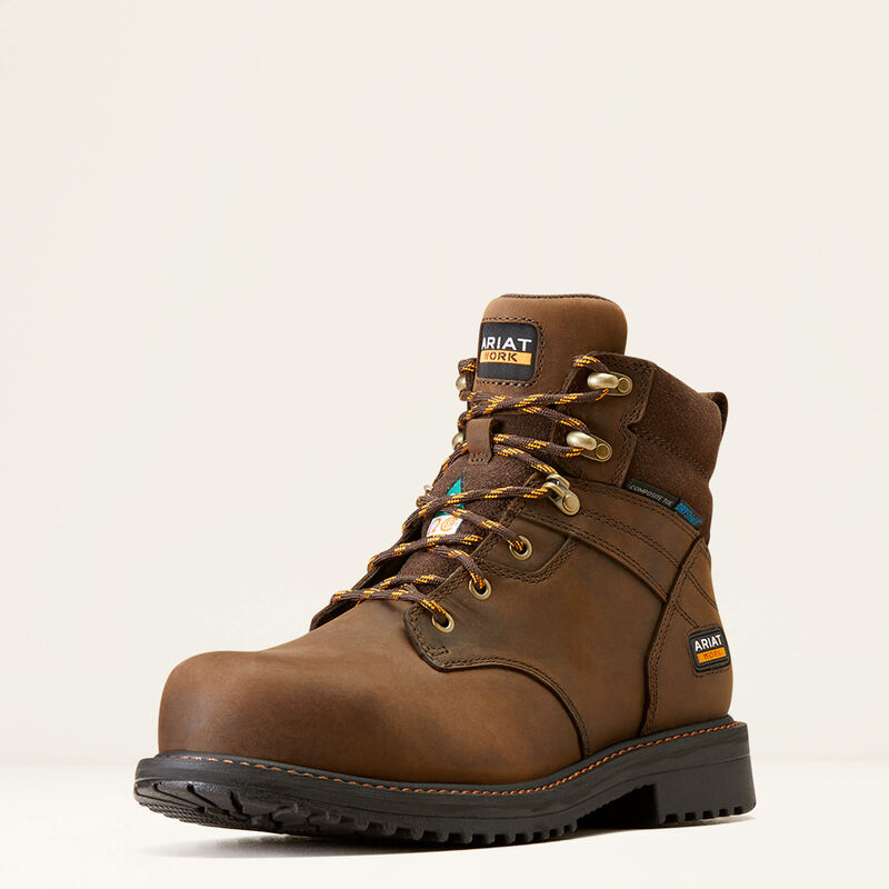 10045418 - Ariat Men's RigTek 6'' CSA Waterproof Composite Toe Work Boot