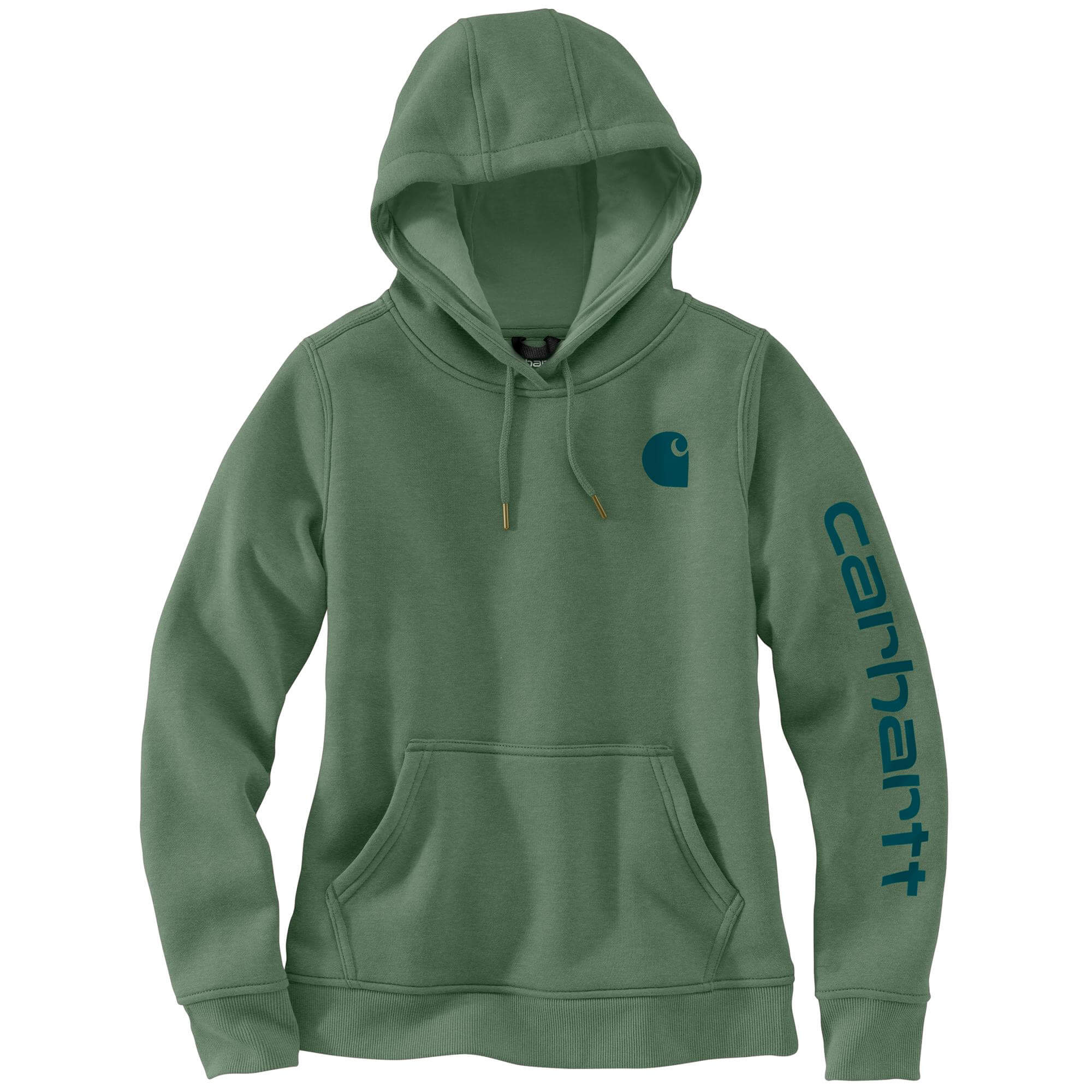 102791 - Carhartt Women's Clarksburg Sleeve Logo Hooded Sweatshirt