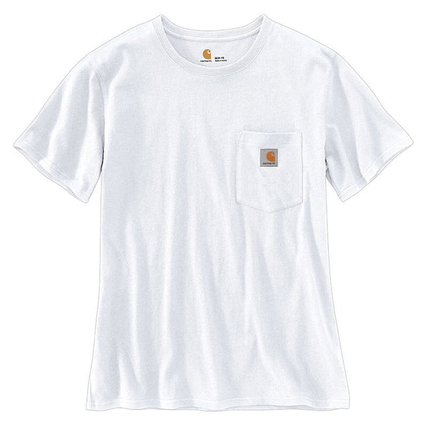 トップス stone  103067 - Carhartt Women's WK87 Workwear Pocket SS Tshirt