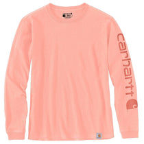 103401 - Carhartt Women's WK231 Workwear Sleeve Logo Long-Sleeve T-Shirt
