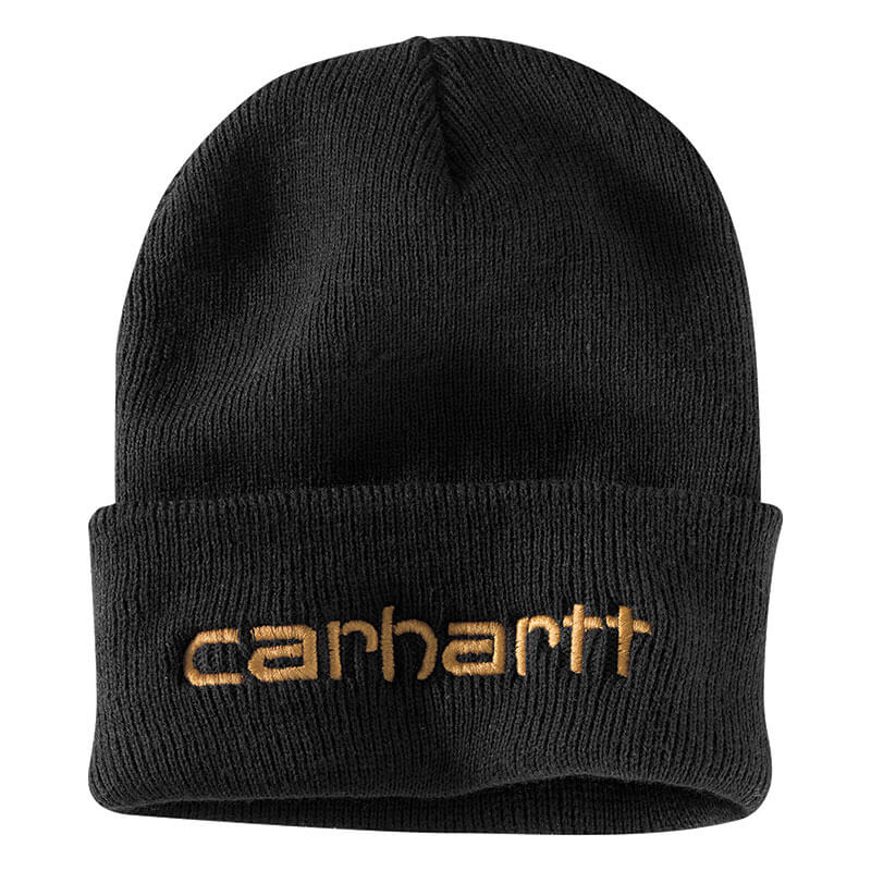 104068 - Carhartt Knit Insulated Logo Graphic Cuffed Beanie