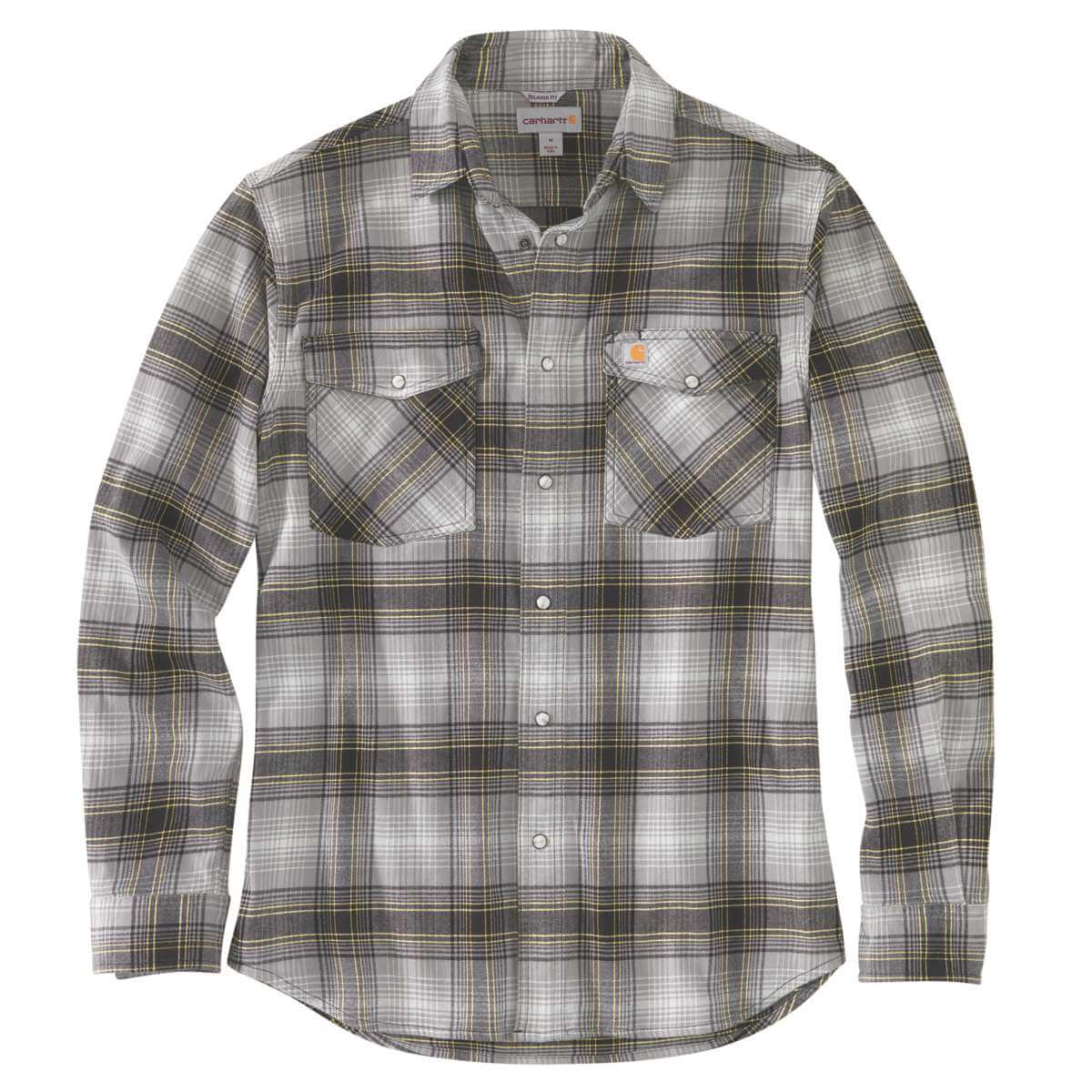 104449 - Carhartt Men's Rugged Flex Relaxed Fit Flannel Long-Sleeve Plaid Shirt