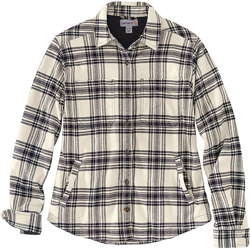 104518 - Carhartt Women's Rugged Flex Flannel Fleece Lined Plaid Shirt
