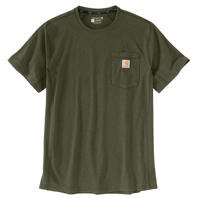 104616 - Carhartt Men's Force Relaxed Fit Midweight Short-Sleeve Pocket T-Shirt