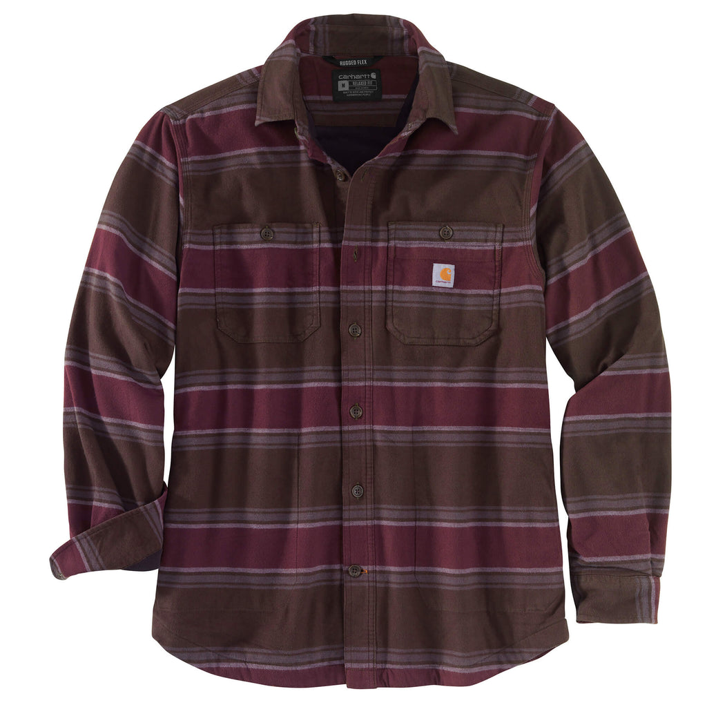 Carhartt 105945 Rugged Flex Relaxed Fit Plaid shirt