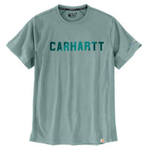 105203 - Carhartt Men's Force Relaxed Fit Midweight Short-Sleeve Block Logo Graphic T-Shirt