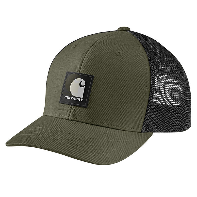 105216 - Carhartt Men's Rugged Flex® Twill Mesh-Back Logo Patch Cap