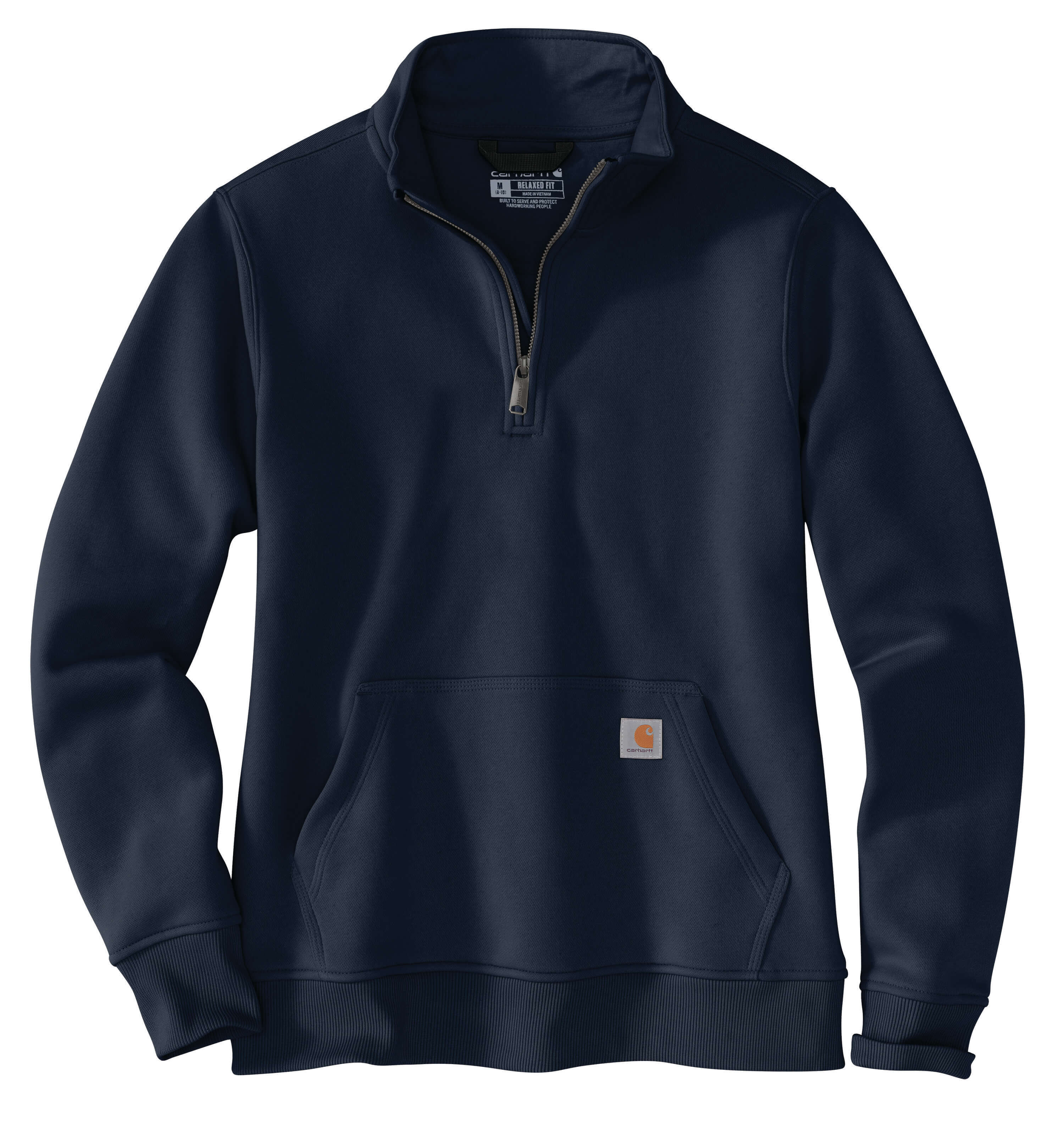 105295 - Carhartt Women's Relaxed Fit Midweight Quarter Zip Mock Neck Sweatshirt
